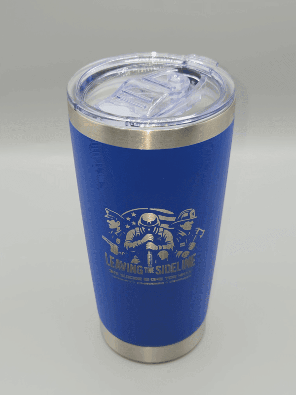 Leaving The Sideline Tumbler - Steel Blue