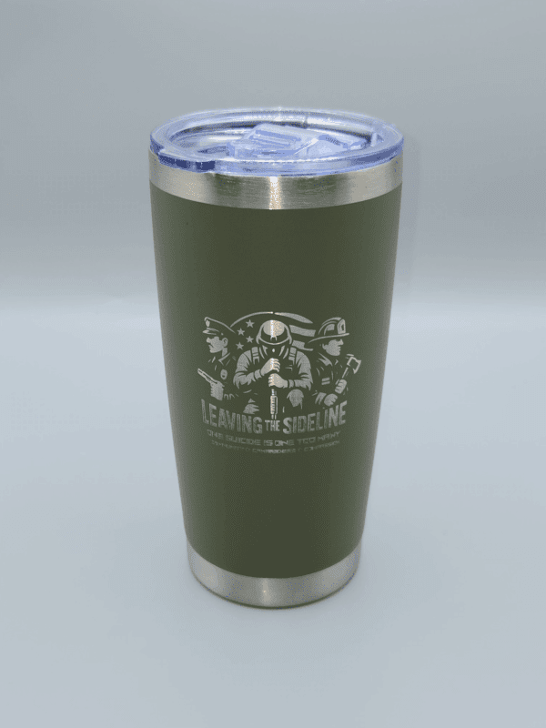 Leaving The Sideline Tumbler - Olive Green
